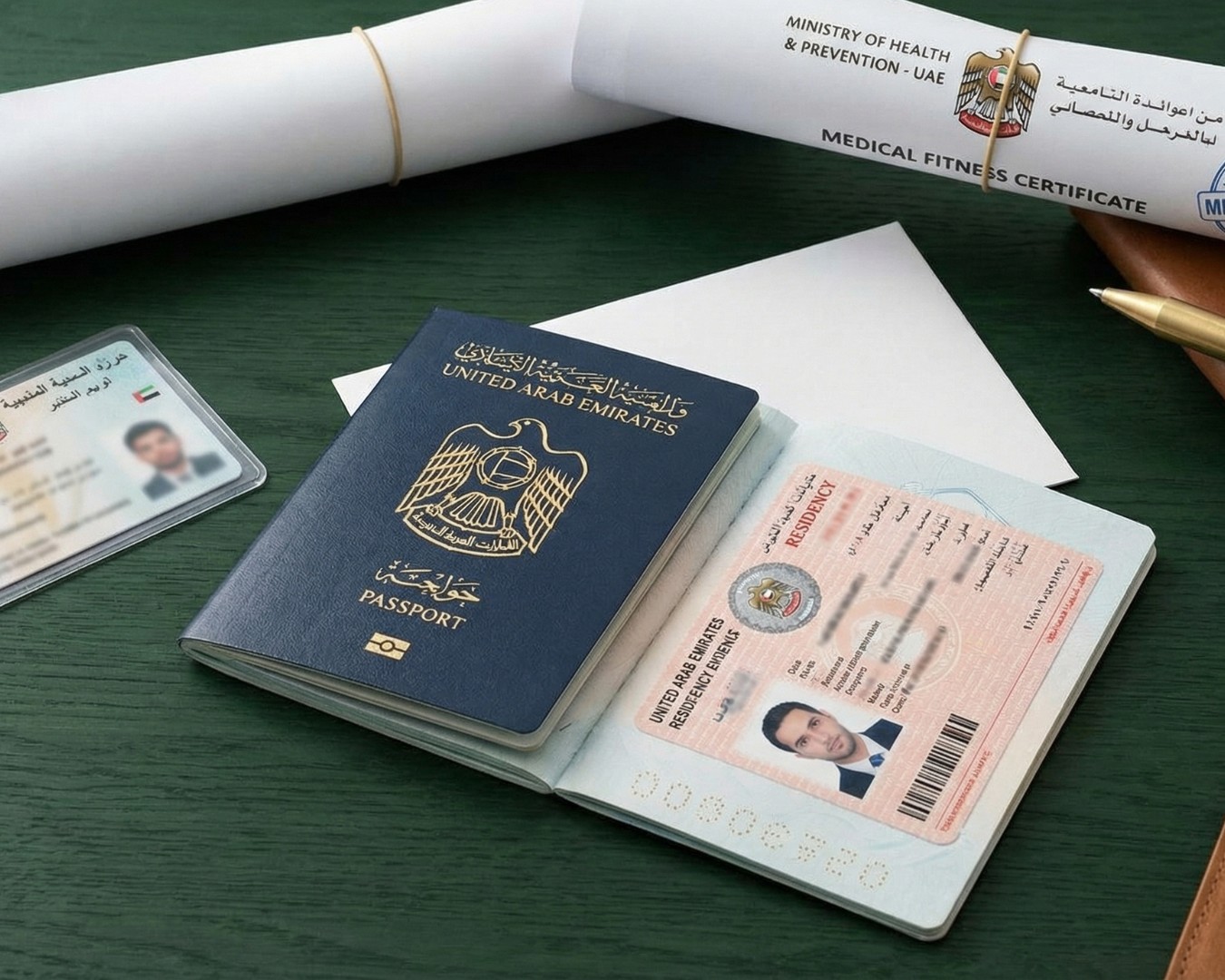 Residence permit processing