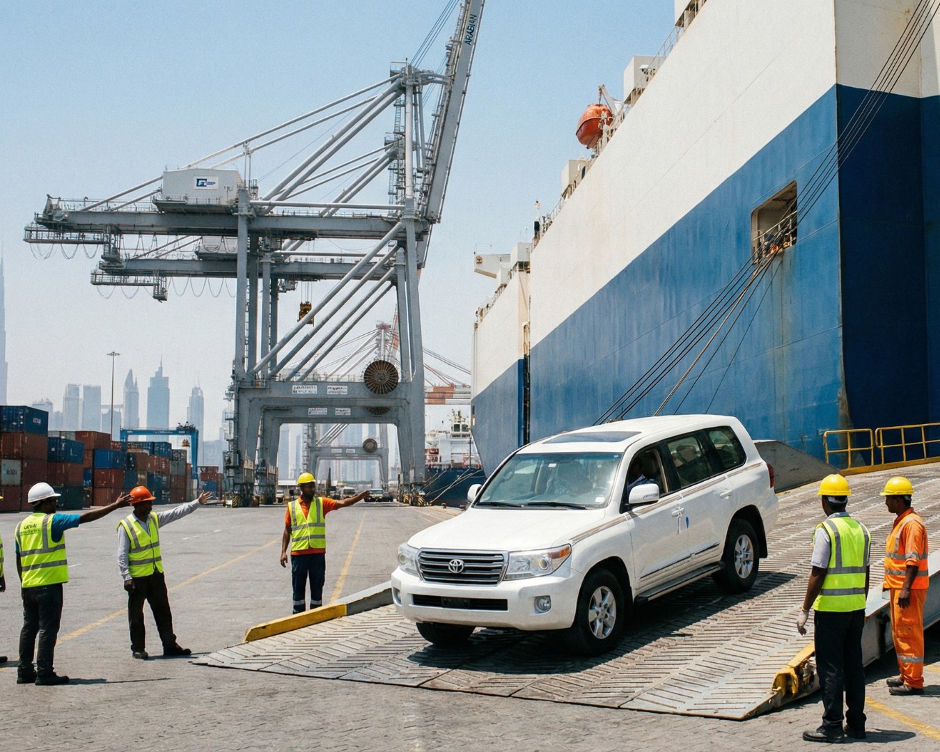 RoRo vehicle shipping
